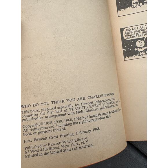 Charlie Brown Snoopy Fawcett Crest Comic Books 1st print bundle Peanuts Schulz - Picture 3 of 5